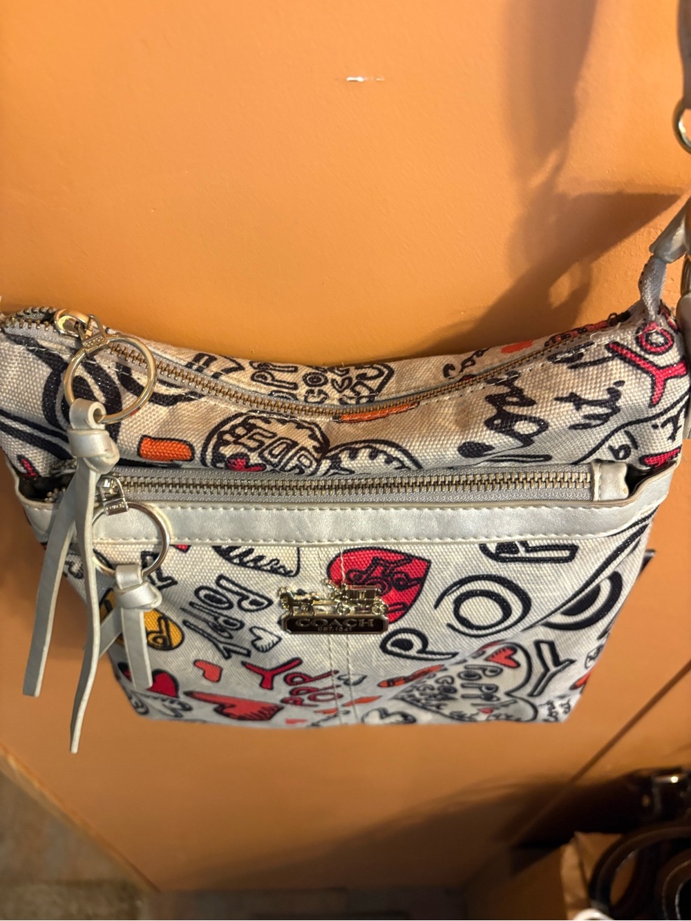 Coach poppy y2k crossbody shoulder bag heart rate - Picture 4 of 11